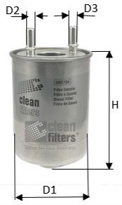 CLEAN FILTERS Polttoainesuodatin DN2704